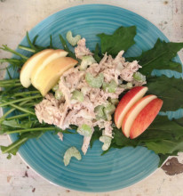 Roasted Garlic Rosemary Lemon Chicken Salad