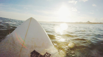 Surfing and sunshine