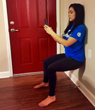 Wall Sit Exercise