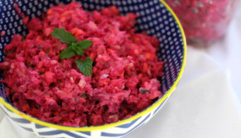 Zesty Beet Carrot Apple Salad