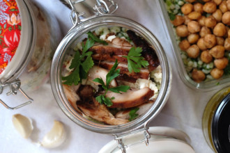 Easy Lunch Salad in a Jar