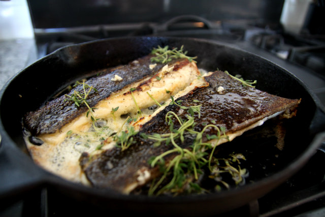 Cast Iron Fish Dish