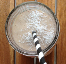 Chocolate-Banana-Almond Butter Protein Shake