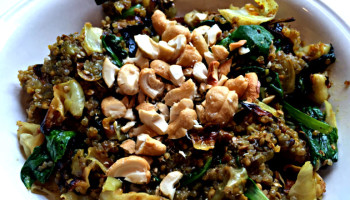 Indian-Inspired Roasted Vegetables with Quinoa