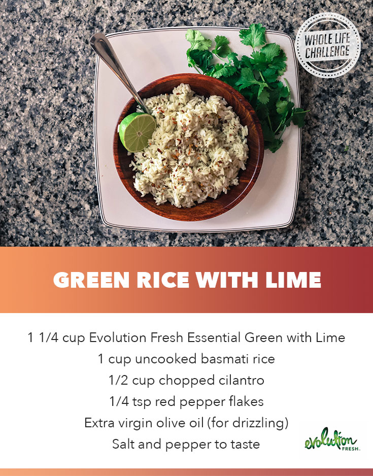 Green Rice with Lime