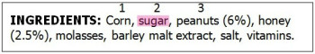 Ingredients list order