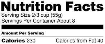 How to Read a Nutrition Facts Label