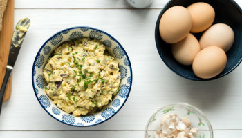 Apricot, Almond, and Kale Egg Salad