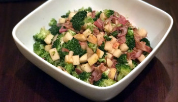 Bacon, Apple, and Broccoli Salad