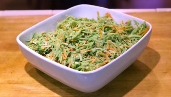 Creamy Crunchy Vinegar Vegetable Slaw