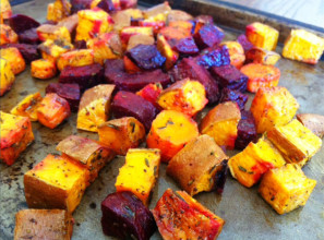 Roasted Beets Carrots Sweet Potatoes