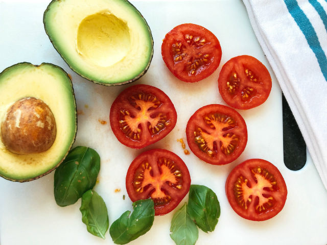 Avocado Caprese Salad