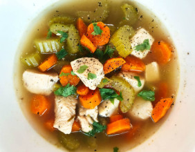 Instant Pot Vegetable and Chicken Soup