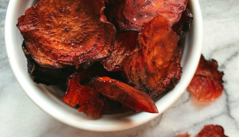 Oven Baked Beet Chips