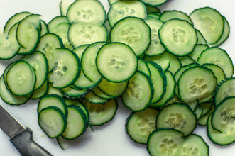 Cucumber and Red Onion Salad
