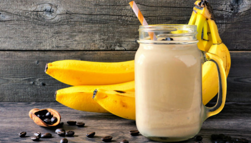 Coffee Banana Protein Smoothie
