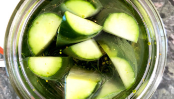 Easiest Refrigerator Dill Pickles