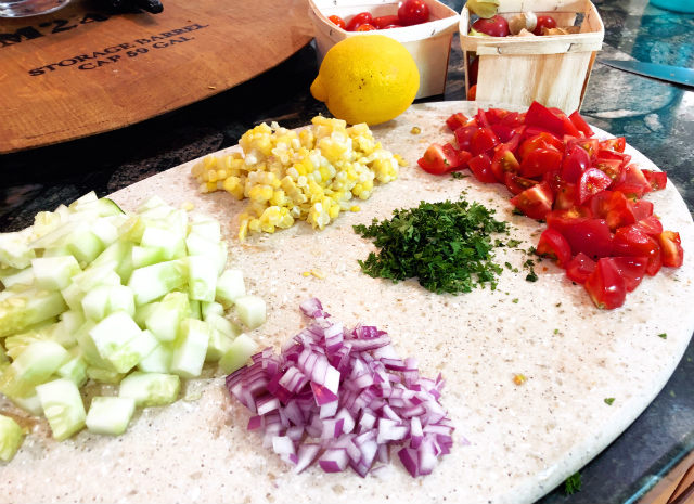 Israeli Chopped Vegetable Salad