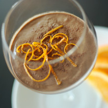 chocolate chia mousse