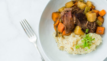 Pot Roast with Celery Root Puree