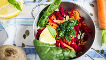 Beet, Fennel, Apple, and Carrot Salad