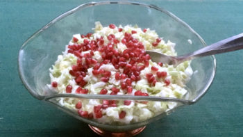 Cabbage and Pomegranate Salad