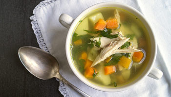 Super Simple (and Freezable) Chicken Soup