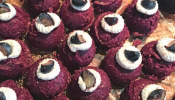 Roasted Blueberry Bites and Homemade Coconut Butter